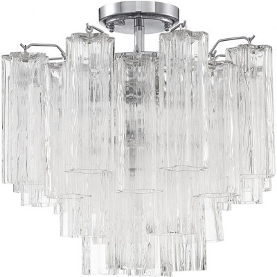 Crystorama Lighting Addis 4 - Light Flush Mount in  Polished Chrome