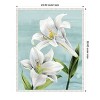 Amanti Art Peaceful Lilies I by Grace Popp Framed Canvas Wall Art - 4 of 4