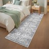 Washable Area Rugs Non Slip Vintage Medallion Low Pile Rug for Living Room & Bedroom - 3 of 4