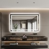 Bathroom Mirror , Frameless Vanity Mirror with Anti-Fog & Dimmable Lights - 2 of 4
