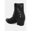 Artisole Woven Pleather Block Boots Women - 3 of 4
