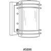 Progress Lighting Penfield 1-Light Porcelain Wall Lantern, Oil Rubbed Bronze, Clear and Opal Glass Shade - 2 of 2