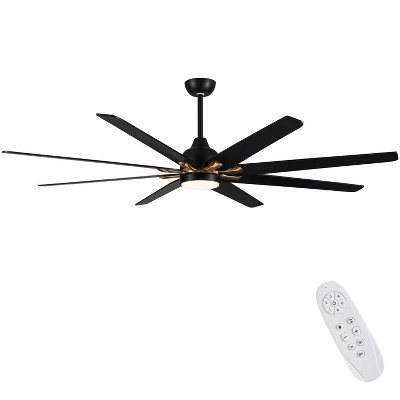 BestParts 72 Inch Ceiling Fan, Remote Control Ceiling Fan, 3 Color Temperatures, 6 Speed ​​Reversible Motor, Timer, Memory Function, For Indoor Use