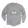 Simply Sage Market Women's Pickleball Queen Long Sleeve Garment Dyed Tee - 2 of 4