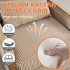 MOONMISS 360 Degree Corduroy Swivel Barrel Chair,Leisure Arm Chair for Nursery,Hotel,Bedroom,Office,Lounge - 2 of 4