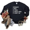 Simply Sage Market Women's Graphic Sweatshirt Naughty Nice List - 2 of 2