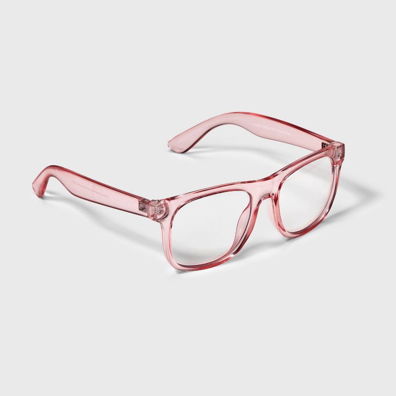 Kids&#39; Blue Light Filtering Surfer Shade Glasses - Cat &#38; Jack&#8482; Pink, 2 of 3
