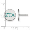 Black Bow Jewelry Sterling Silver Zeta Tau Alpha Greek Life Stud Earring - image 2 of 3