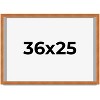 PosterPalooza | Flat Brown Picture Frame - UV Acrylic, Backing Board, Hanging Hardware Included - 2 of 4
