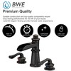BWE 8 in. Waterfall Widespread 2-Handle 3 Holes Bathroom Faucet With Metal Drain in Spot Resist - 2 of 4