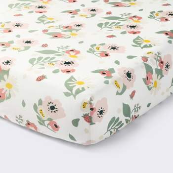 Cotton Fitted Crib Sheet - Floral - Cloud Island™