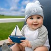Pavilion Gift Company - River - Heathered Gray  Beanie (0-12 Months) - Hats - 2 of 4