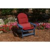 Casual Cushion Sunbrella Fabric 1-Piece Outdoor Adirondack Chair Cushion, 20.5"W x 49"L - 2 of 4