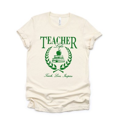 Simply Sage Market Women's Teacher Life Books Short Sleeve Graphic Tee