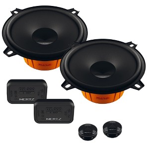 Hertz Dieci Series DSK-1303 Component Speaker Kit 5.25" 2-Way: DV 130.3 + DT 24.3 + DX 300 + Grilles - 1 of 4