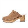 Women's Carlie Split Suede Leather Clogs - CHINESE LAUNDRY - 3 of 4