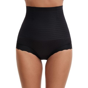 INSPIRE CHIC Women's High Waisted Body Shaper Shaping Tummy Control Panties - 1 of 4