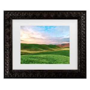Trademark Fine Art - James McLoughlin Farmscape Photo V Matted Framed Art - 1 of 4