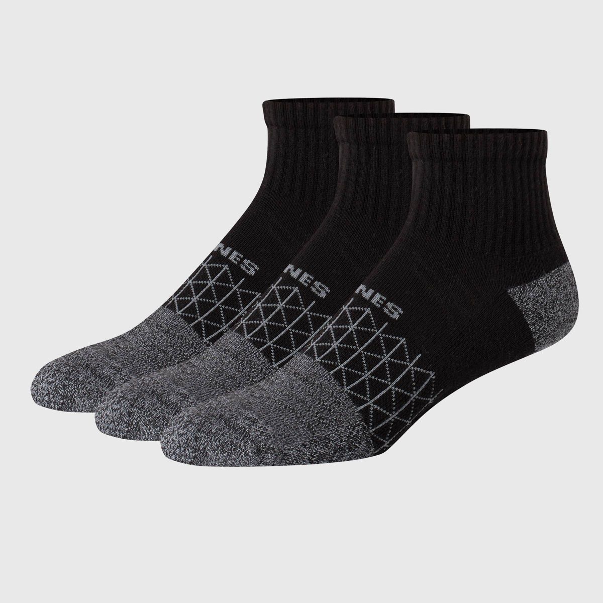 Hanes Men's 3pk Absolute Active Cushioned Ankle Socks - 6-12 - thumbnail 7