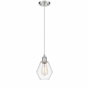 Cindyrella - 1 Light Cord Hung Mini Pendant In Industrial Style-10 Inches Tall and 6 Inches Wide - 1 of 1