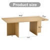 FURNIinspire End Tables modern and Versatile coffee table, MDF coffee table for living room, bedroom, Simple design, Brown, 45"*24"*16" - 3 of 4