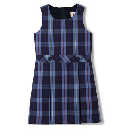 Lands' End School Uniform Girls Plaid Jumper Top Of Knee - 6 - French ...