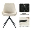 DYHOME Dining Room Chairs Set of 4, Mid Century Modern Kitchen Swivel Upholstered Dining Chair - 4 of 4