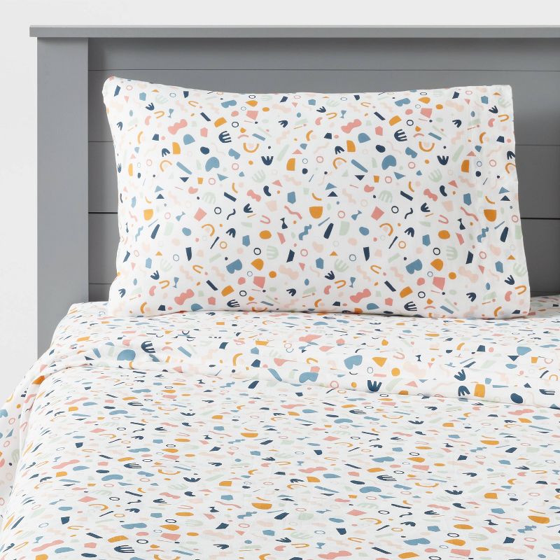 Cotton Kids' Sheet Shapes - Pillowfort™, 1 of 6