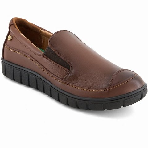 Женские туфли Andrea Women's Comfort Leather Loafers 90582 Brown 7