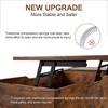 Hotraffy 39inches Wood Lift Top Coffee Table with Hidden Compartment and Storage Shelf - 3 of 4