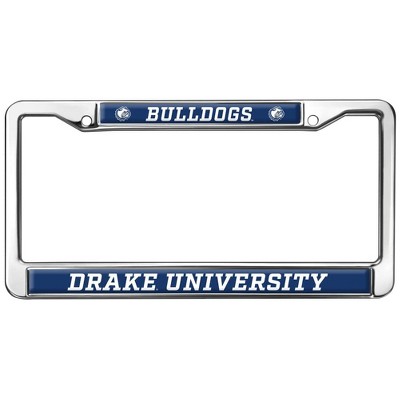Drake Unversity Bulldogs Logo Full Size Standard License Plate Metal Frame