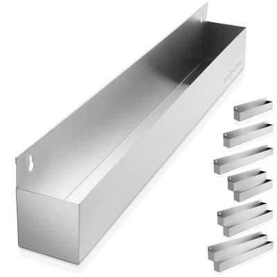 KUTLER Speed Rails, Stainless Steel Liquor Bottle Rack Holder for Restaurants, Bars, Coffee Shops