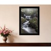 HomeRoots Ricketts Waterfall Black Framed Print Wall Art - 2 of 4