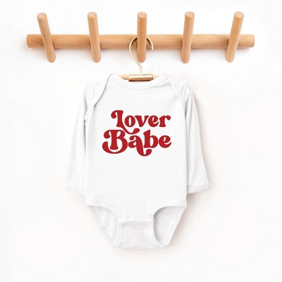 The Juniper Shop Lover Babe Baby Long Sleeve Bodysuit - 18 Month - White