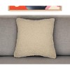 20"  Throw Pillow With Shag - 2 of 4