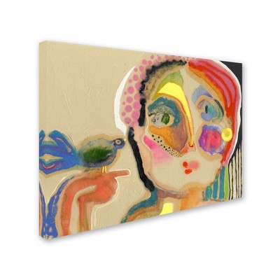 Trademark Fine Art - Wyanne 'The Talker' Matted Framed Art