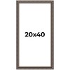 PosterPalooza | Panoramic Ornate Black Picture Frame - UV Acrylic, Foam Board Backing, Hanging Hardware - 2 of 4