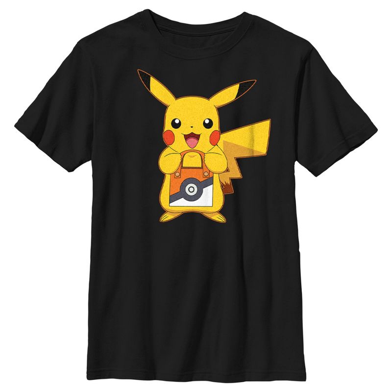 Boy's Pokemon Halloween Pikachu Trick-or-Treat T-Shirt, 1 of 6