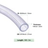 Unique Bargains PVC Flexible Clear Reinforced Tubing 1 Count - 3 of 4