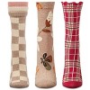 MeMoi Women's 3 Pair Pack Fashion Crew Socks - 2 of 4