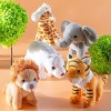 PREXTEX Safari Friends Stuffed Animal Gift- Set of 5, Multicolored - image 3 of 3