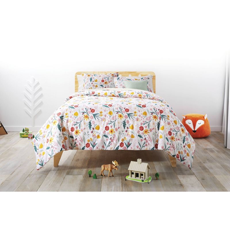 Floral Garden Kids' Comforter Set - Pillowfort™, 4 of 11