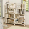 Floor Standing Tall Bookshelf, Vintage 5 Tier Display Storage Open Bookshelf, Industrial Tall Bookcase Organizer for Living Room Bedroom Home Office - 2 of 4