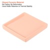 Unique Bargains Indoor Ceramic Square Plant Pot Saucers Tray 2 Pcs - 3 of 4