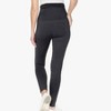 Womens Maternity Pants Stretchy Elastic Waist Active Lounge Pants - 2 of 3