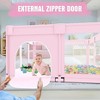 Playpen 74"x50" PlayPen for Babies and Toddlers Pink - 3 of 3