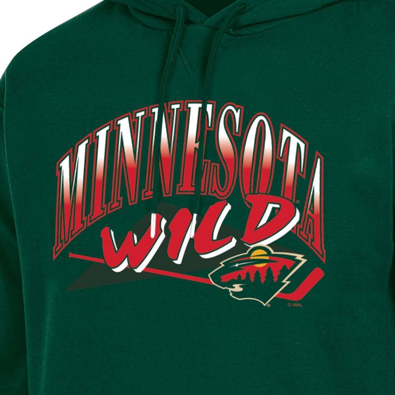 NHL Minnesota Wild Men's Hooded Sweatshirt, 3 of 4