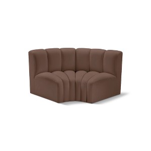 Meridian Furniture,Arc Vegan Leather Modular Sofa - 1 of 4