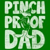 Men's Looney Tunes St. Patrick's Day Daffy Duck Pinch Proof Dad T-Shirt - 2 of 4