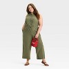 Women's Button-Front Jumpsuit - Universal Thread™ - 3 of 3